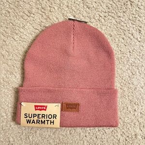 Pink Levi’s Beanie